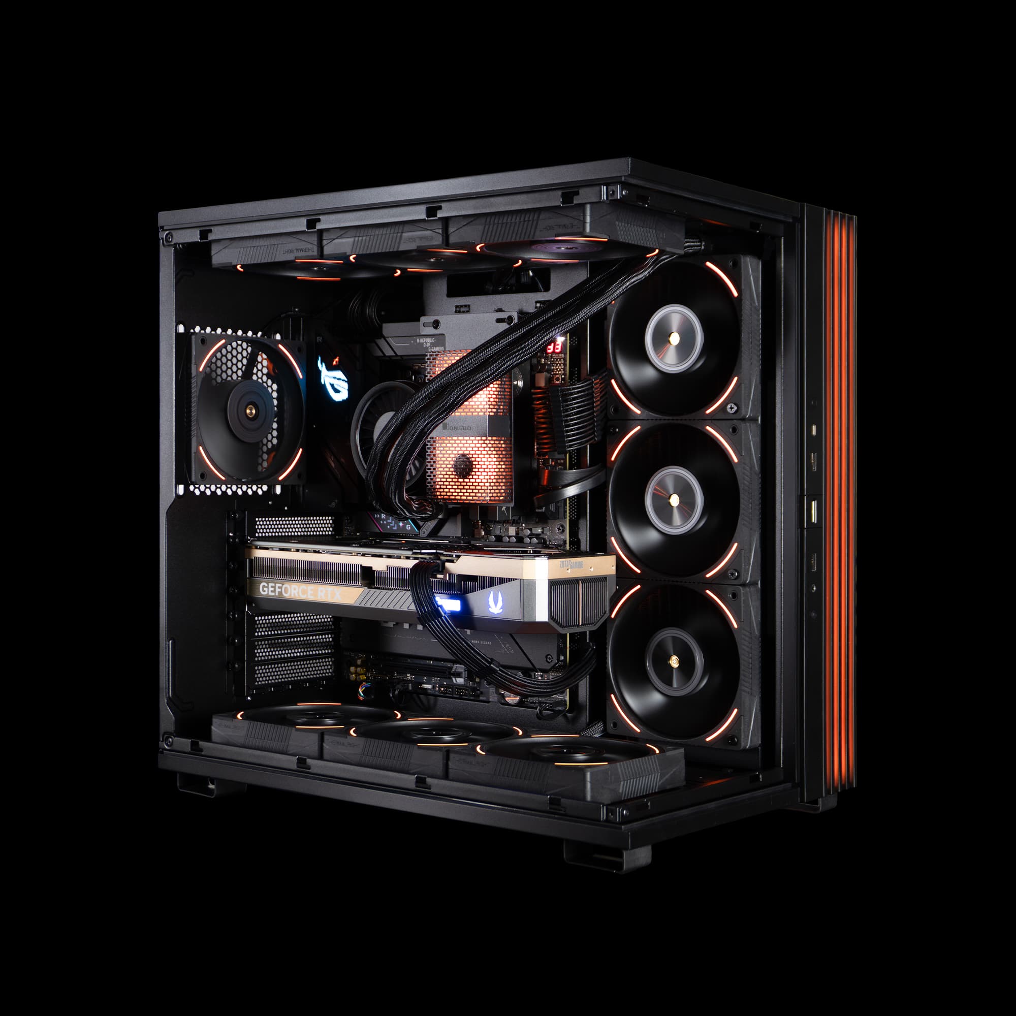 Hand-assembled tower gaming PC from the NoMadPC workshop